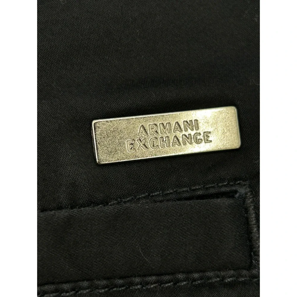 Armani Exchange Mens Navy‎ Blue Chino Shorts Size 36
